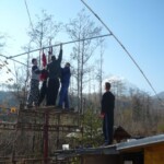 Montáž ECO 247 na stožiar