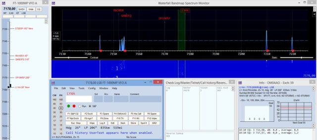 SDR spektrum v N1MM+