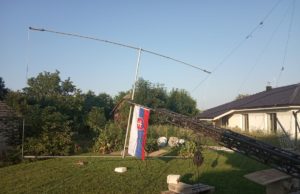 RDM-12 stožiar v sklopenej polohe