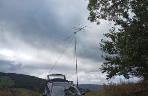 VKV prevádzkový aktív z Vlčieho vrchu s YU7EF yagi