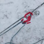 Námraza na kotevním laně